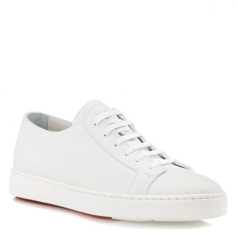 Santoni white sneakers outlet